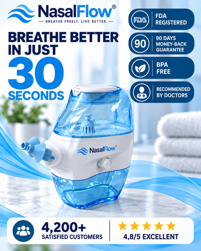 NasalFlow™ – Dual-Action Nasal Rinse