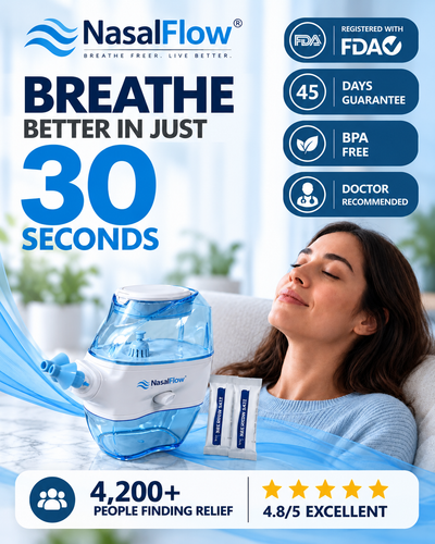 NasalFlow™ – Dual-Action Nasal Rinse
