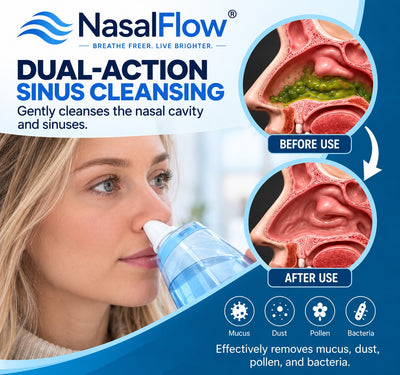 NasalFlow™ – Dual-Action Nasal Rinse